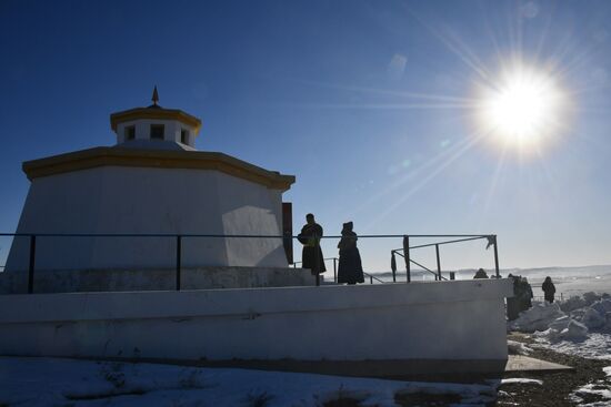 Russia Religion Buddhism New Year Celebration