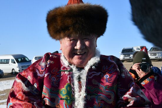 Russia Religion Buddhism New Year Celebration