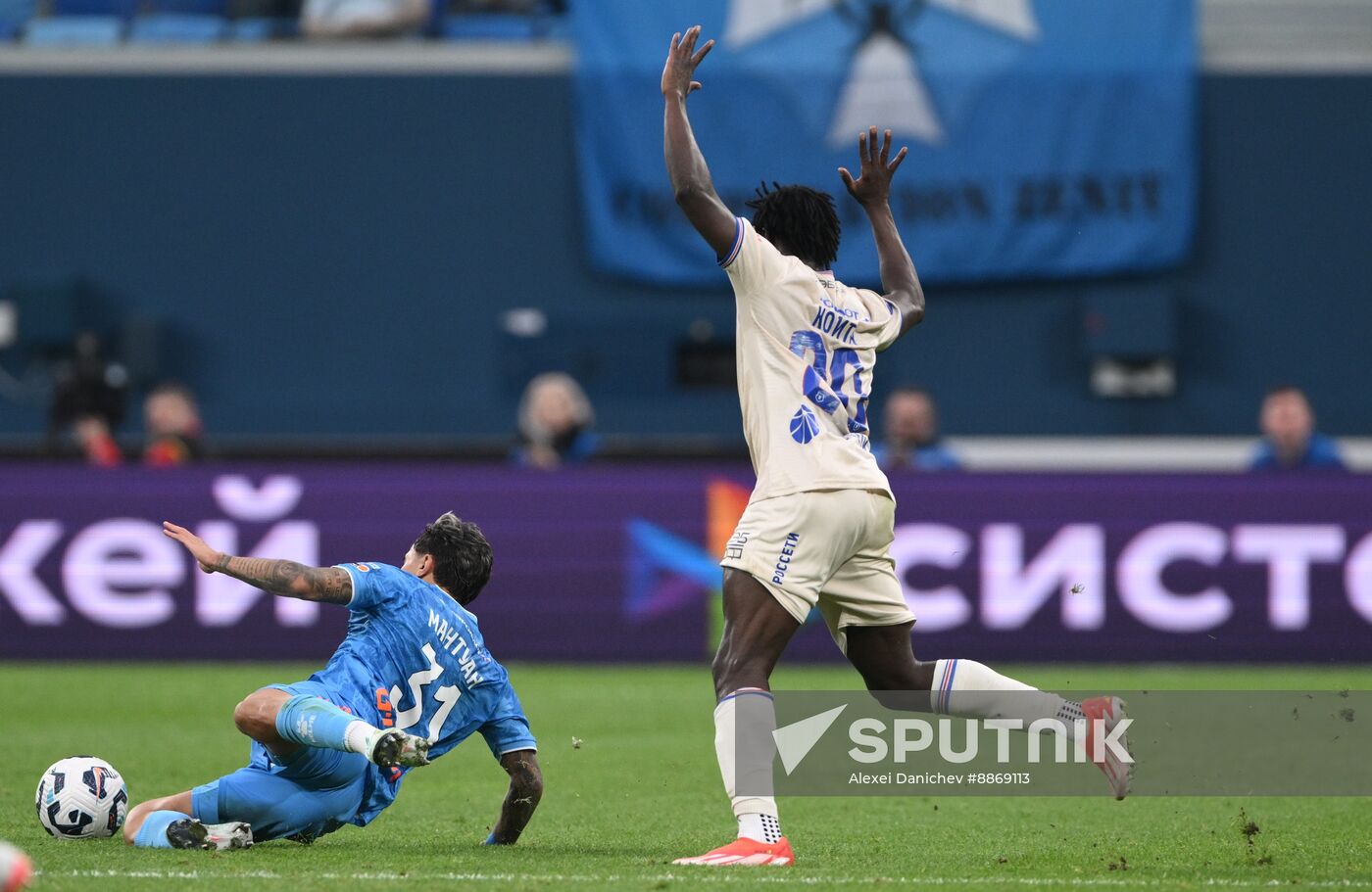 Russia Soccer Premier-League Zenit - CSKA