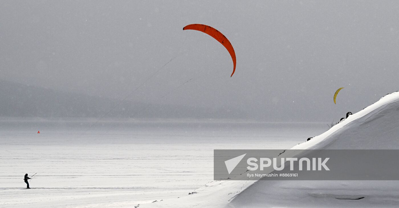 Russia Snowkiting