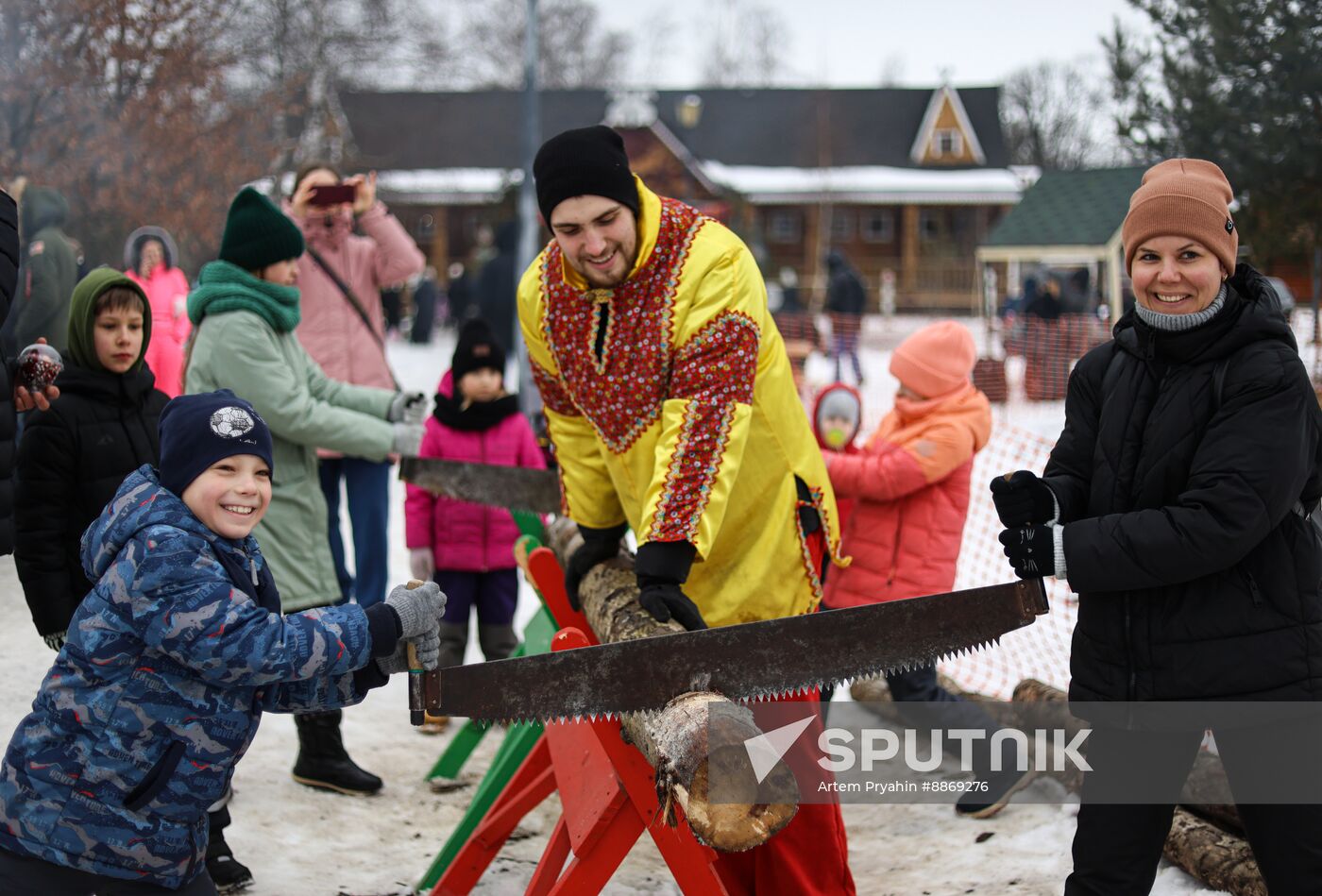 Russia Maslenitsa Celebration