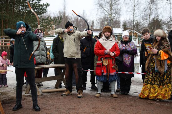 Russia Maslenitsa Celebration