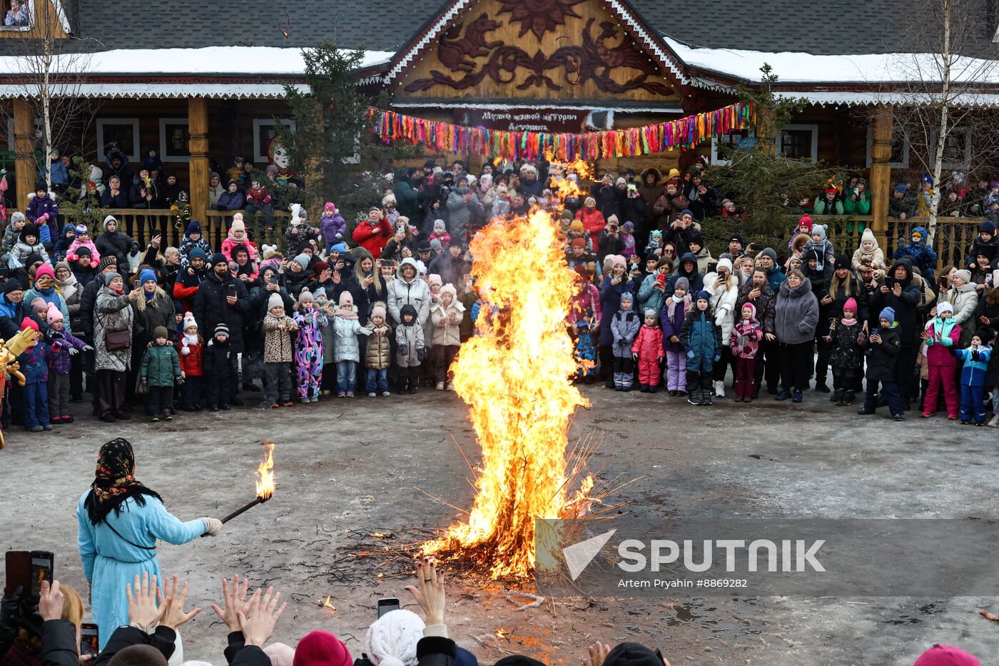 Russia Maslenitsa Celebration