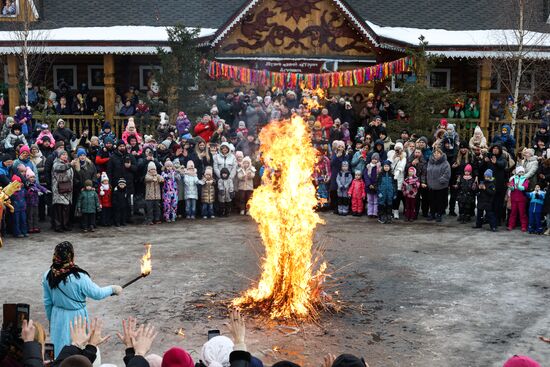 Russia Maslenitsa Celebration