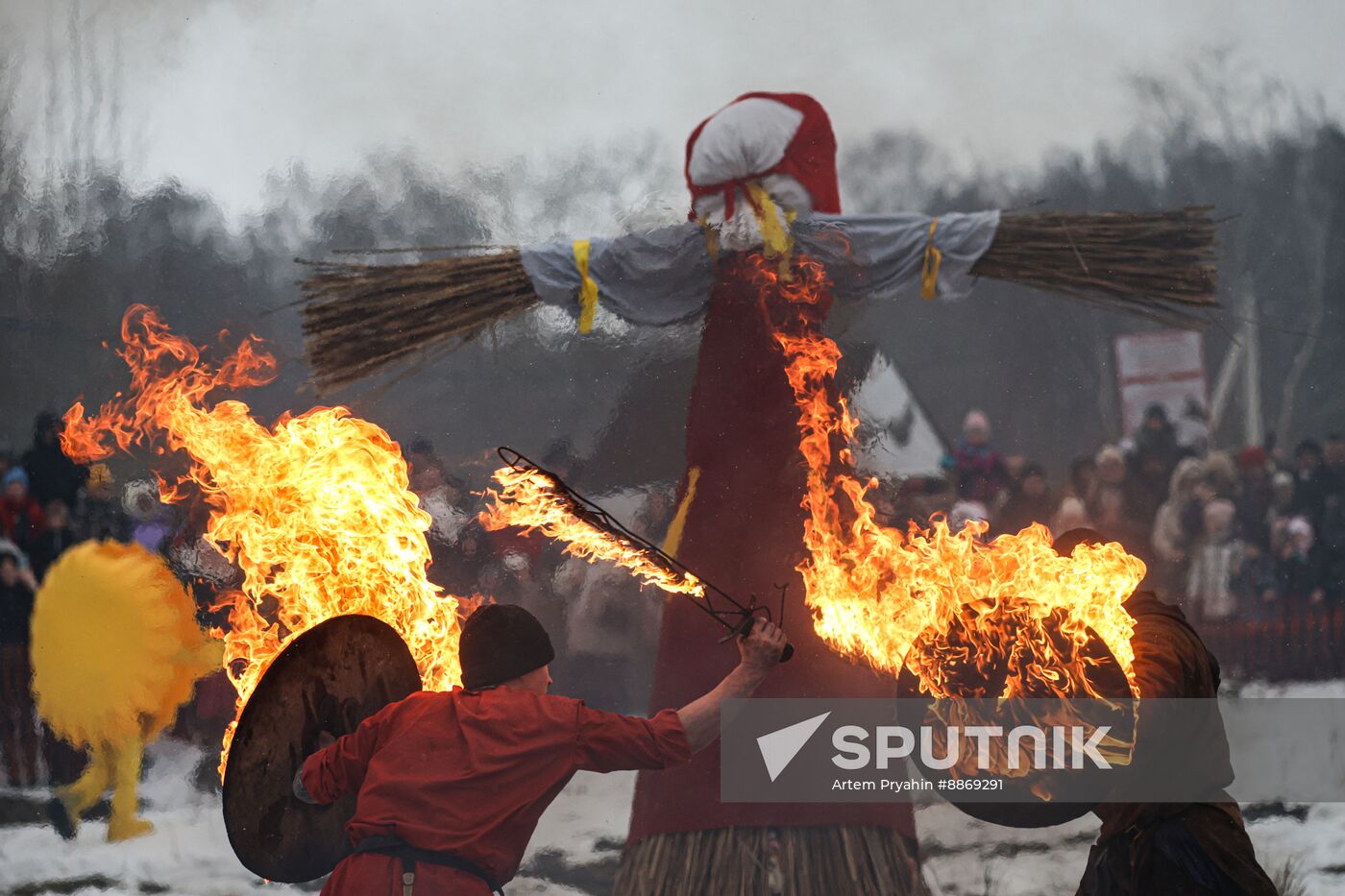 Russia Maslenitsa Celebration