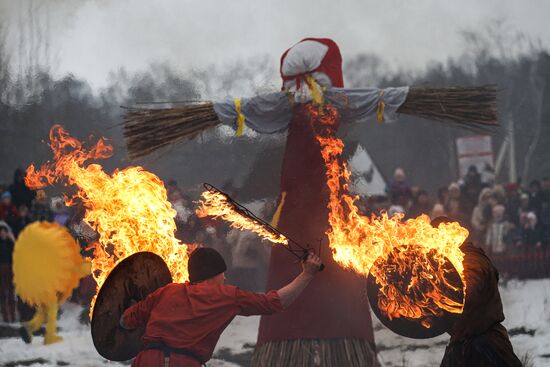 Russia Maslenitsa Celebration