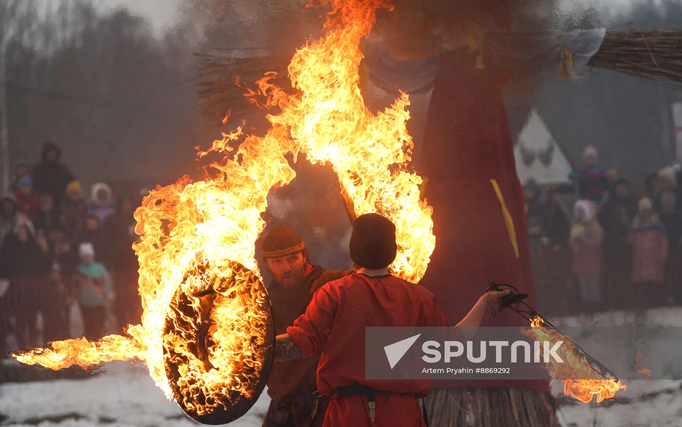 Russia Maslenitsa Celebration