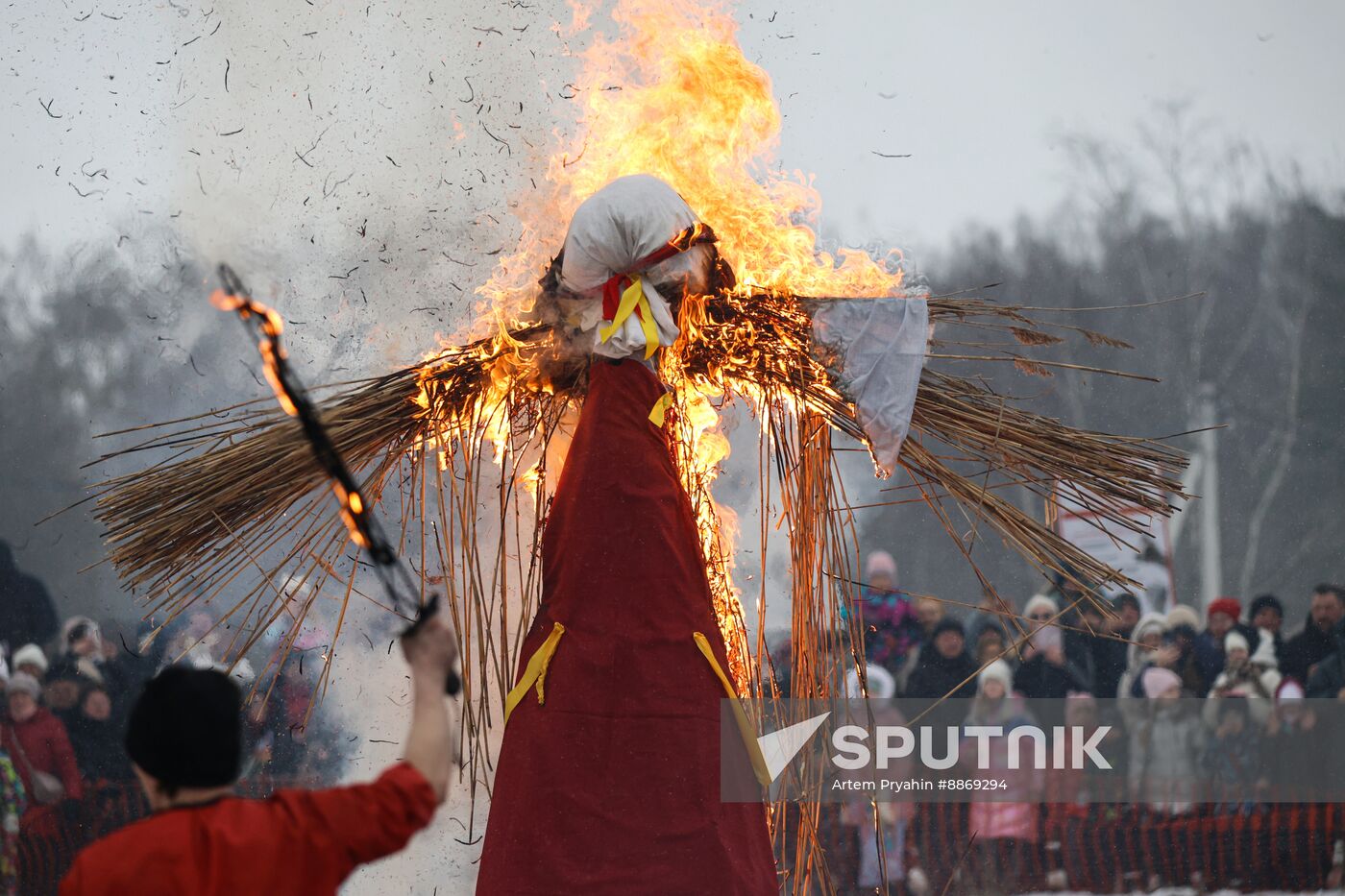 Russia Maslenitsa Celebration