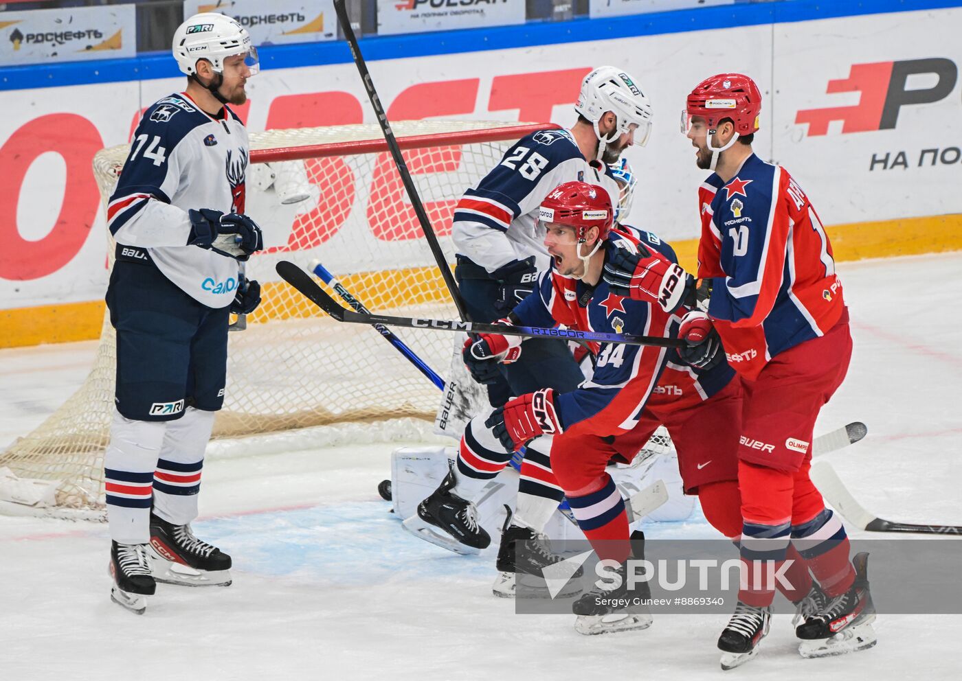 Russia Ice Hockey Kontinental League CSKA - Torpedo