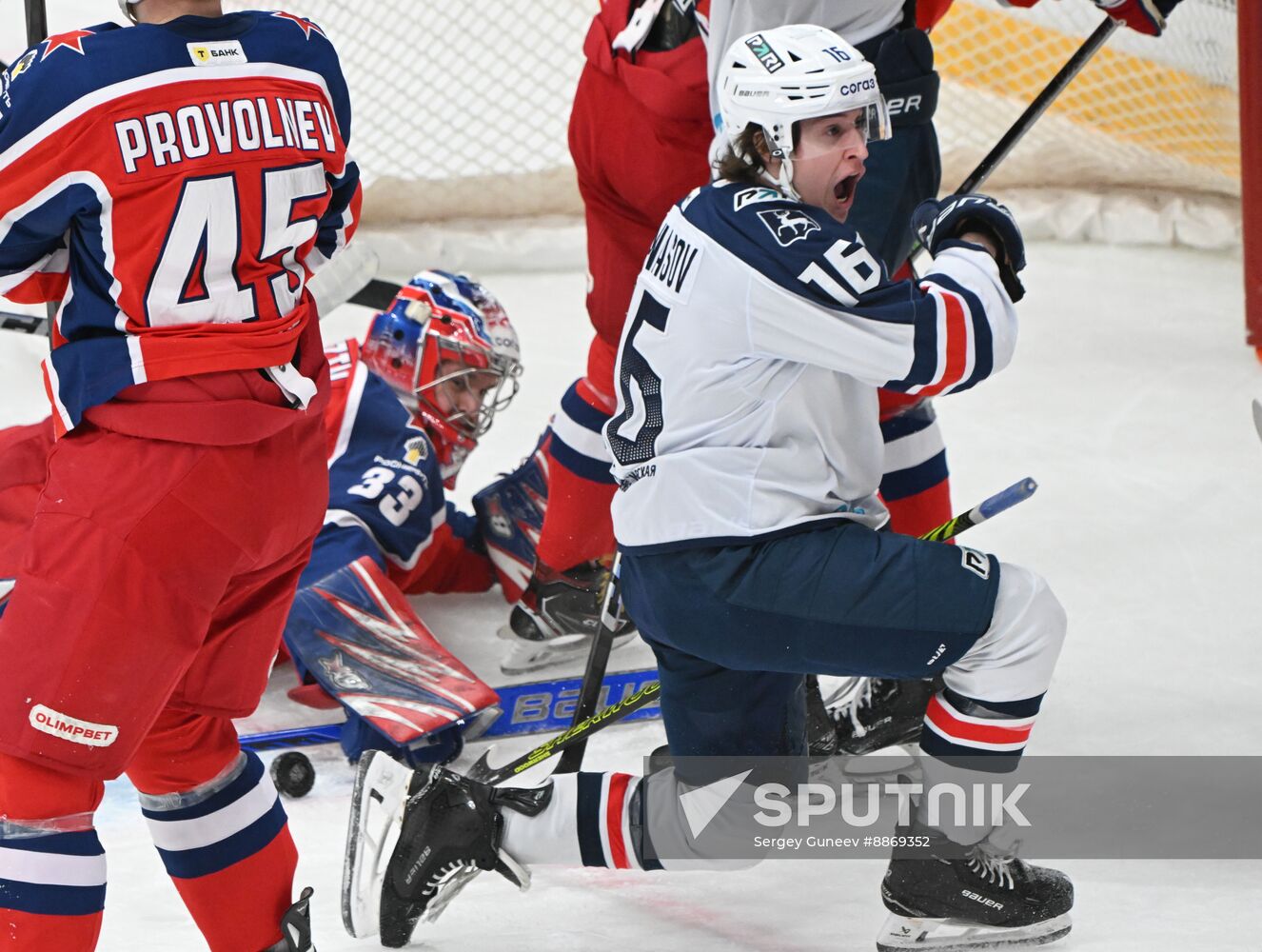 Russia Ice Hockey Kontinental League CSKA - Torpedo