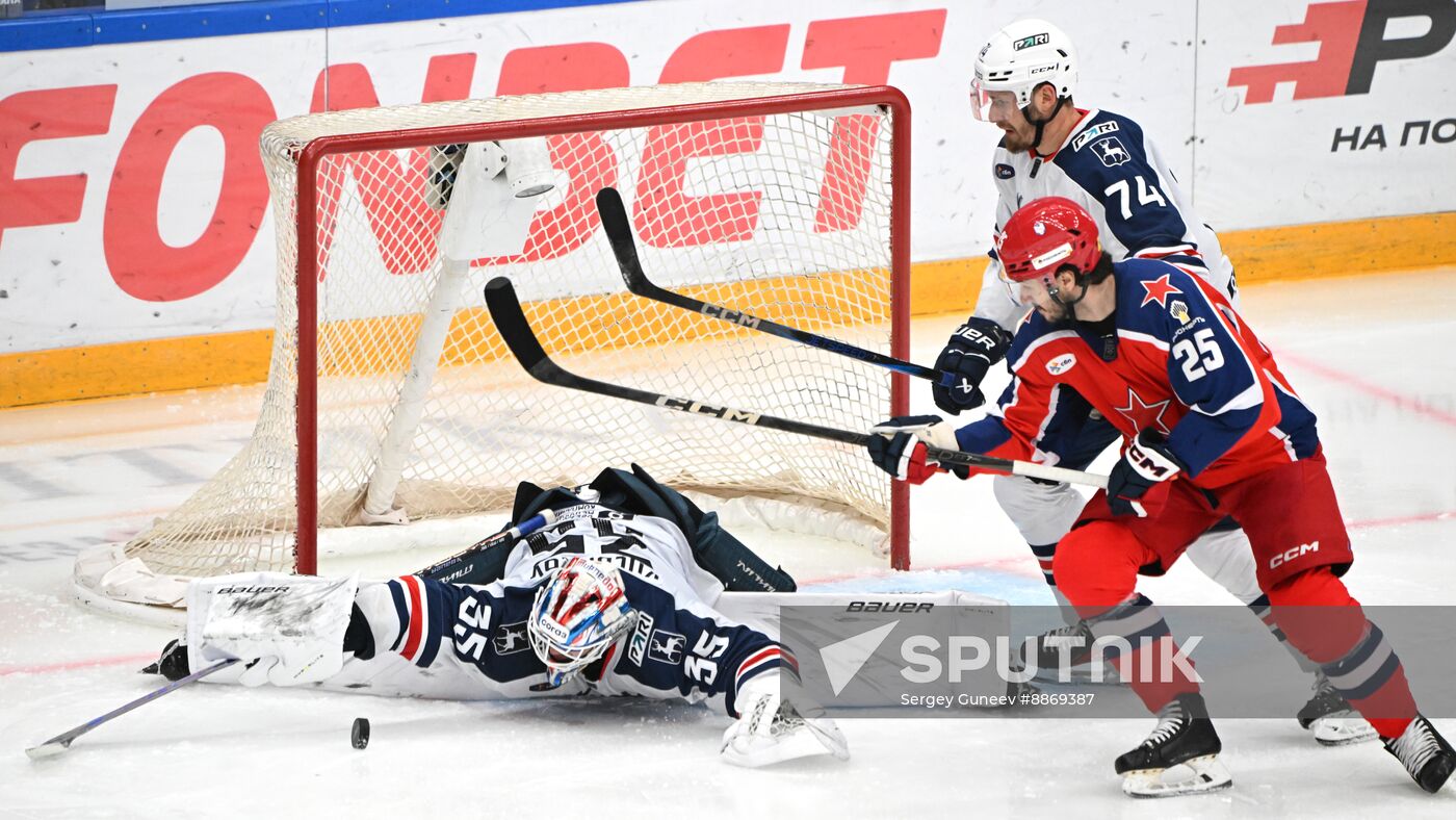 Russia Ice Hockey Kontinental League CSKA - Torpedo