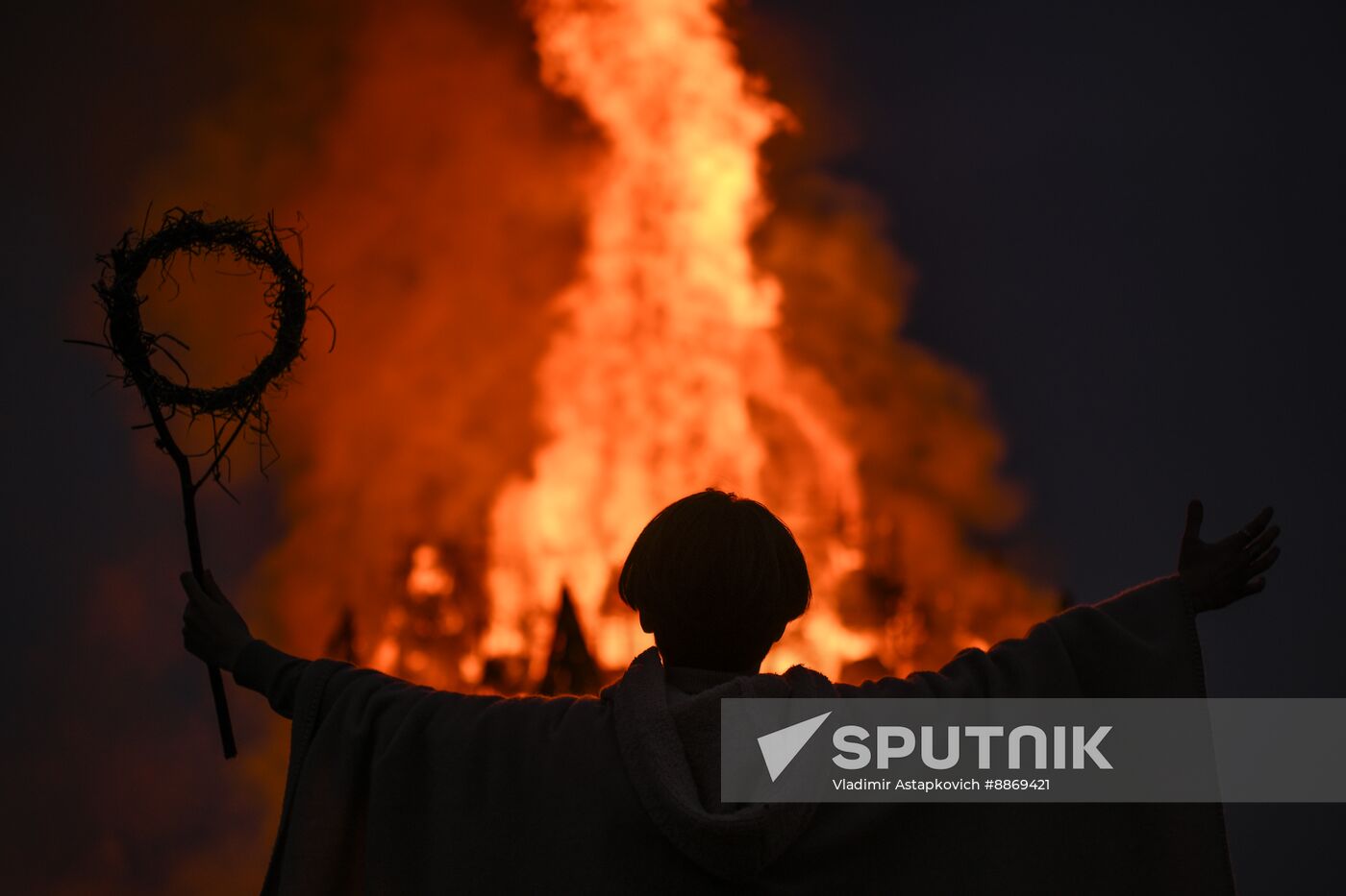 Russia Maslenitsa Celebration Nikola Lenivets