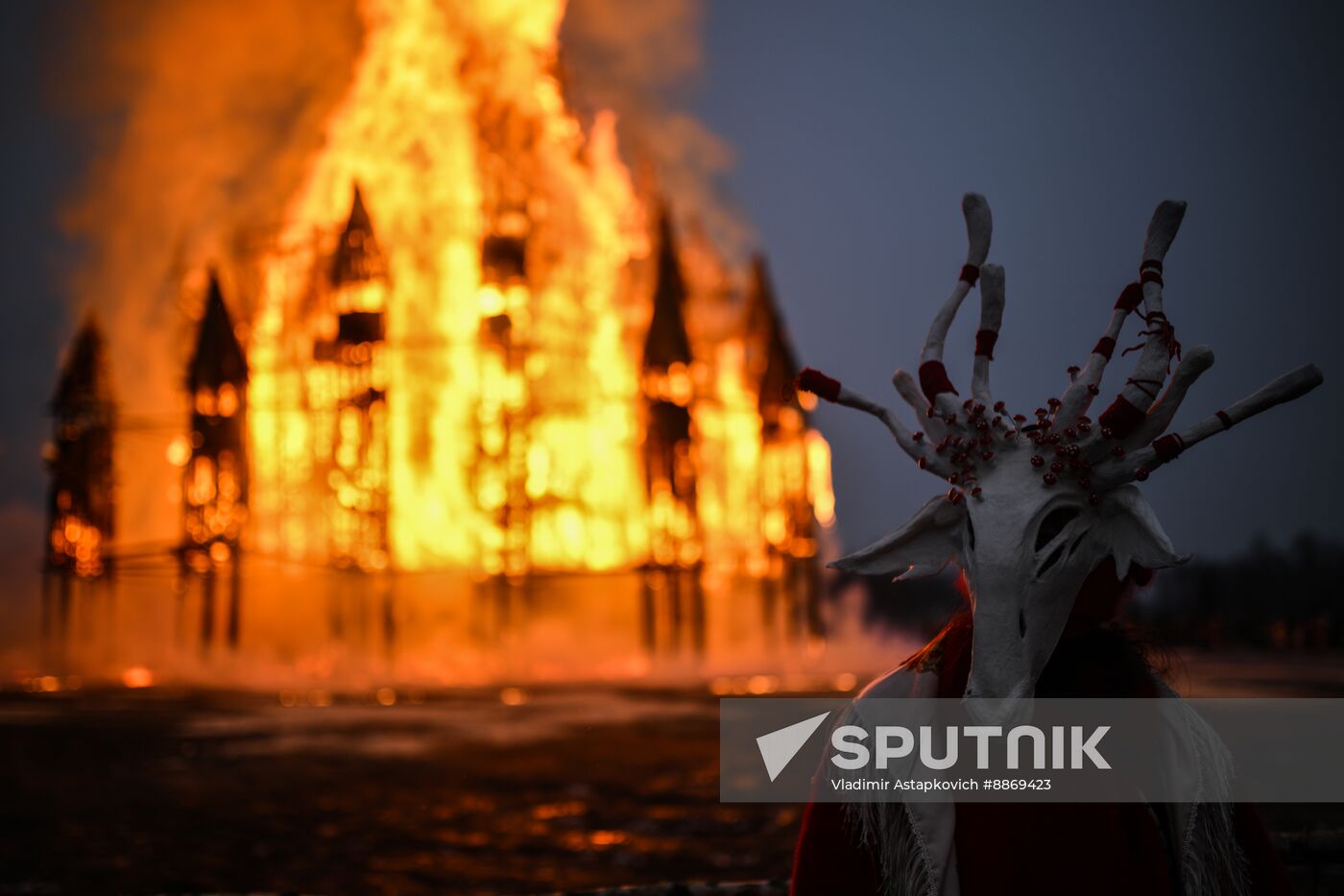 Russia Maslenitsa Celebration Nikola Lenivets