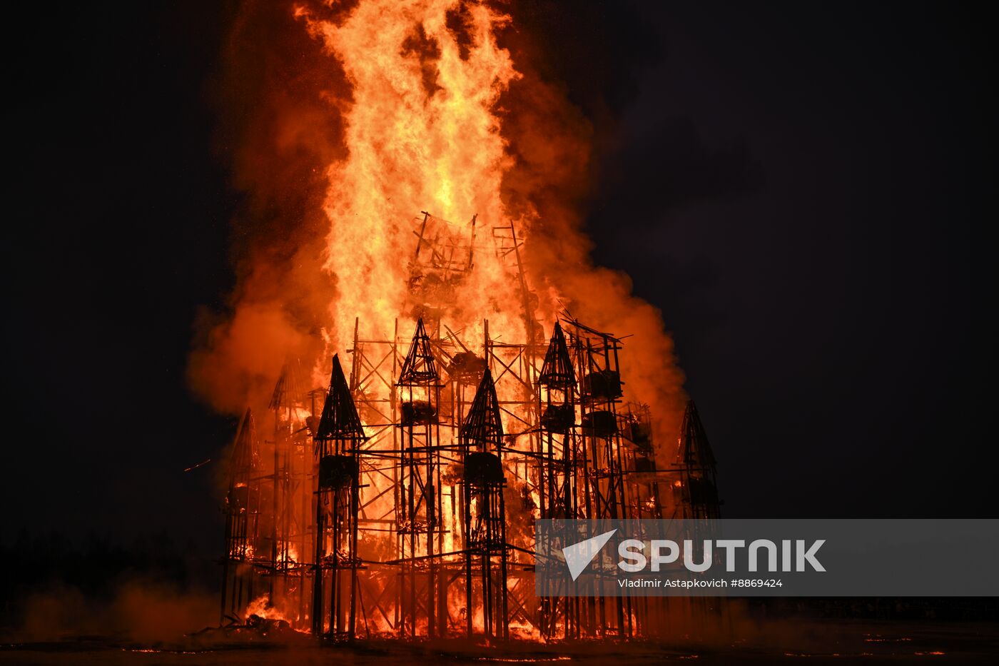 Russia Maslenitsa Celebration Nikola Lenivets