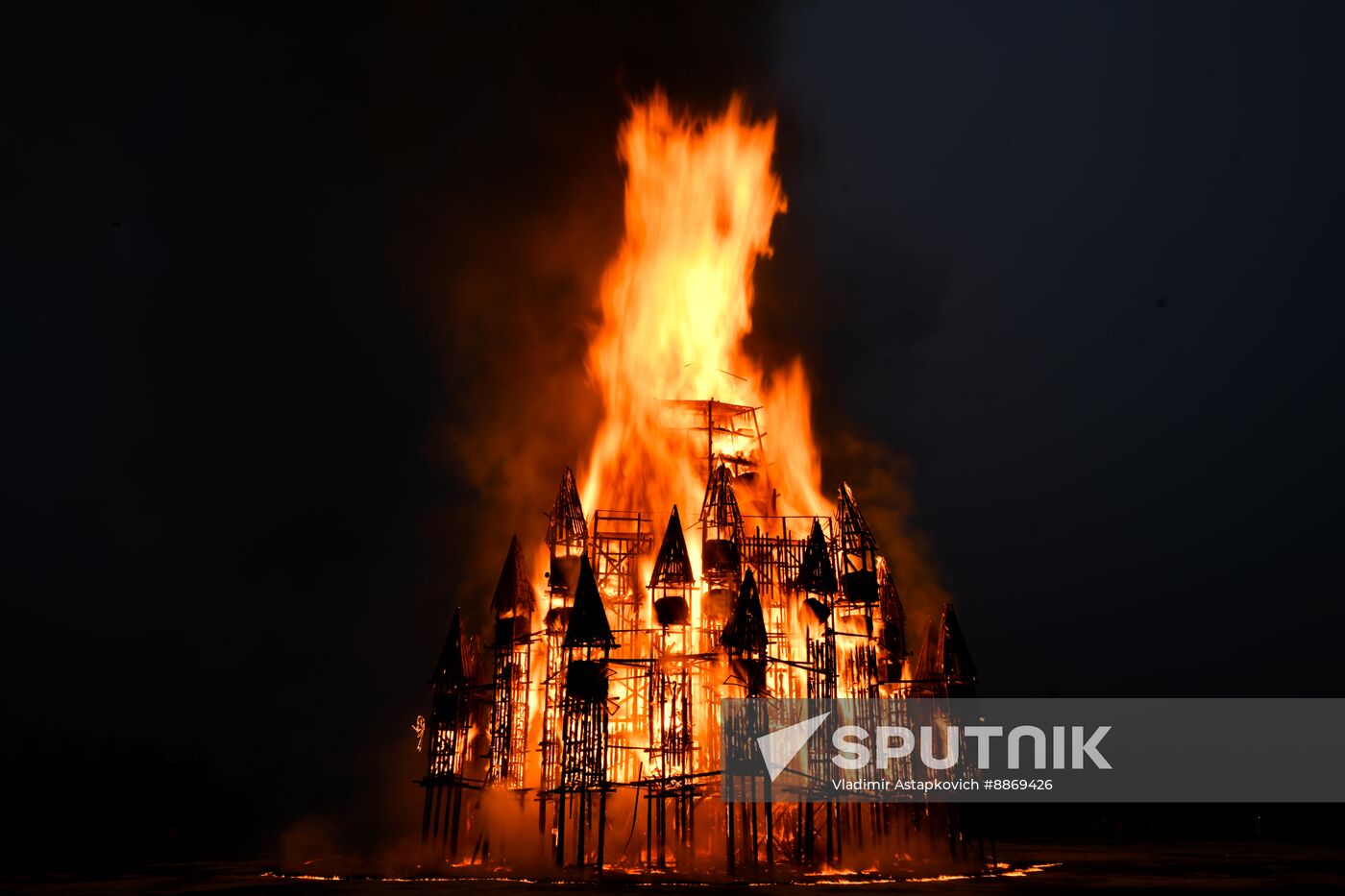 Russia Maslenitsa Celebration Nikola Lenivets