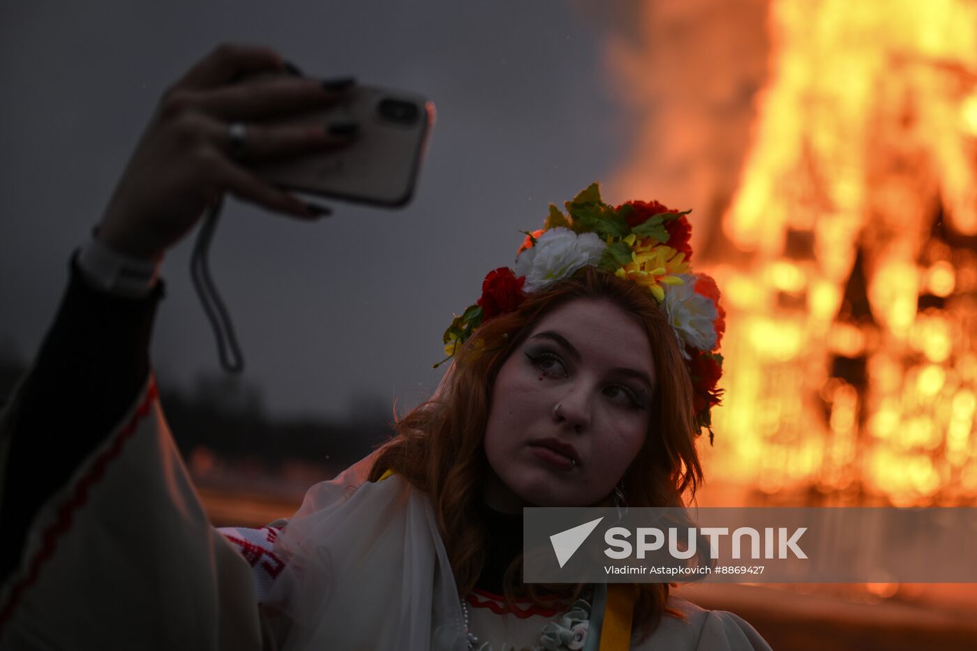 Russia Maslenitsa Celebration Nikola Lenivets