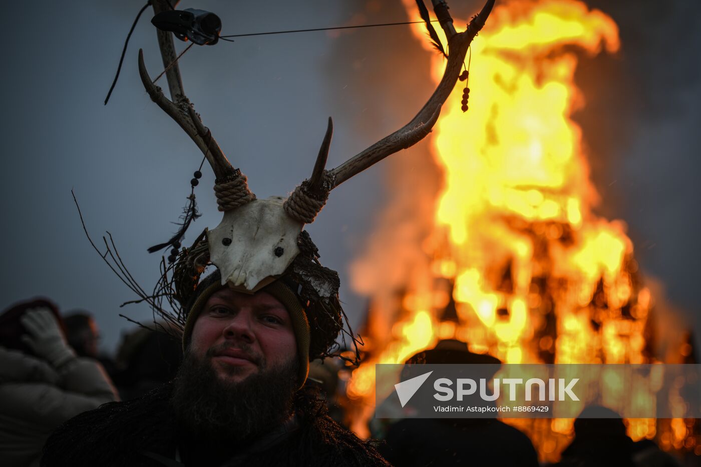 Russia Maslenitsa Celebration Nikola Lenivets