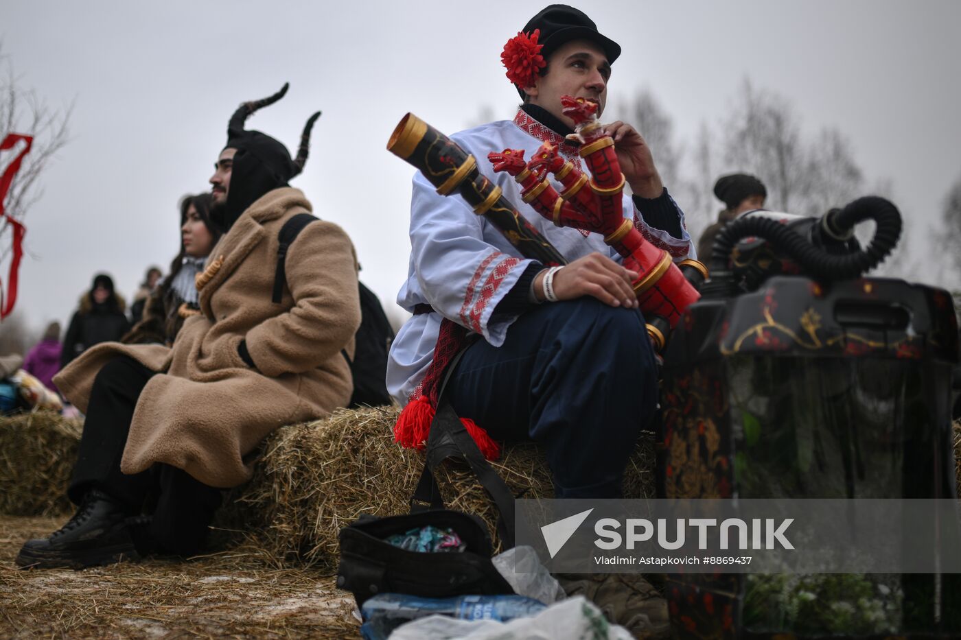 Russia Maslenitsa Celebration Nikola Lenivets
