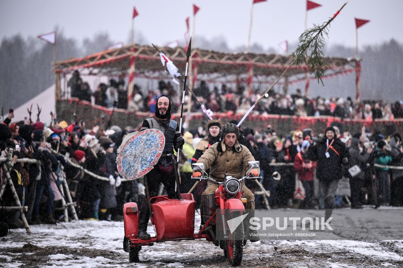 Russia Maslenitsa Celebration Nikola Lenivets