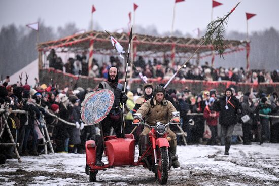 Russia Maslenitsa Celebration Nikola Lenivets