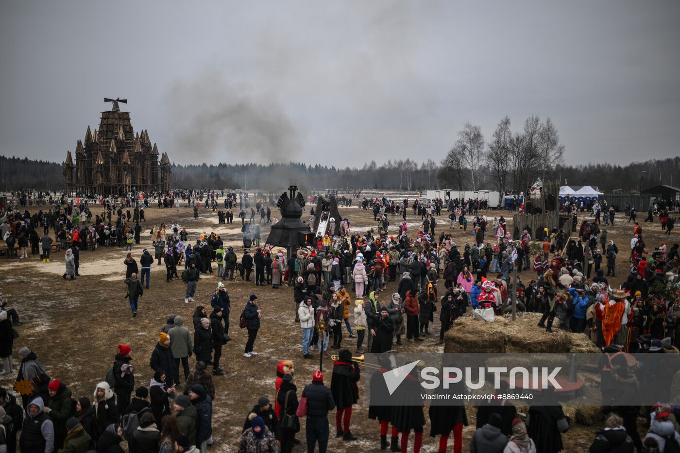 Russia Maslenitsa Celebration Nikola Lenivets