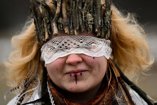 Russia Maslenitsa Celebration Nikola Lenivets