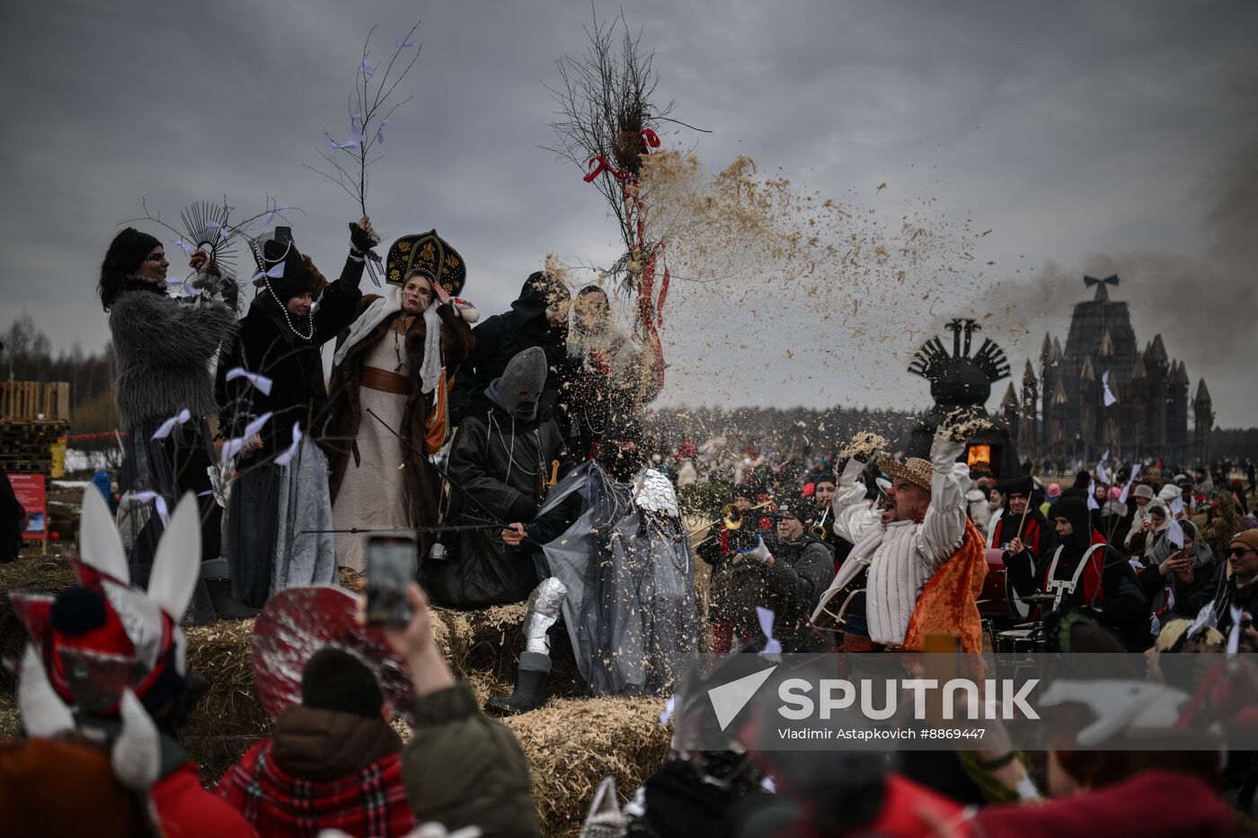 Russia Maslenitsa Celebration Nikola Lenivets
