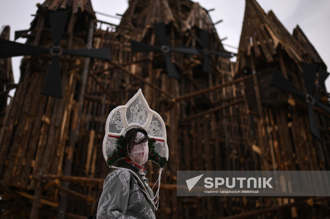 Russia Maslenitsa Celebration Nikola Lenivets