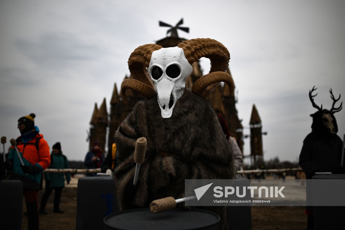 Russia Maslenitsa Celebration Nikola Lenivets