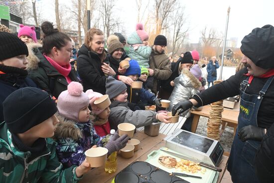 Russia Maslenitsa Celebration