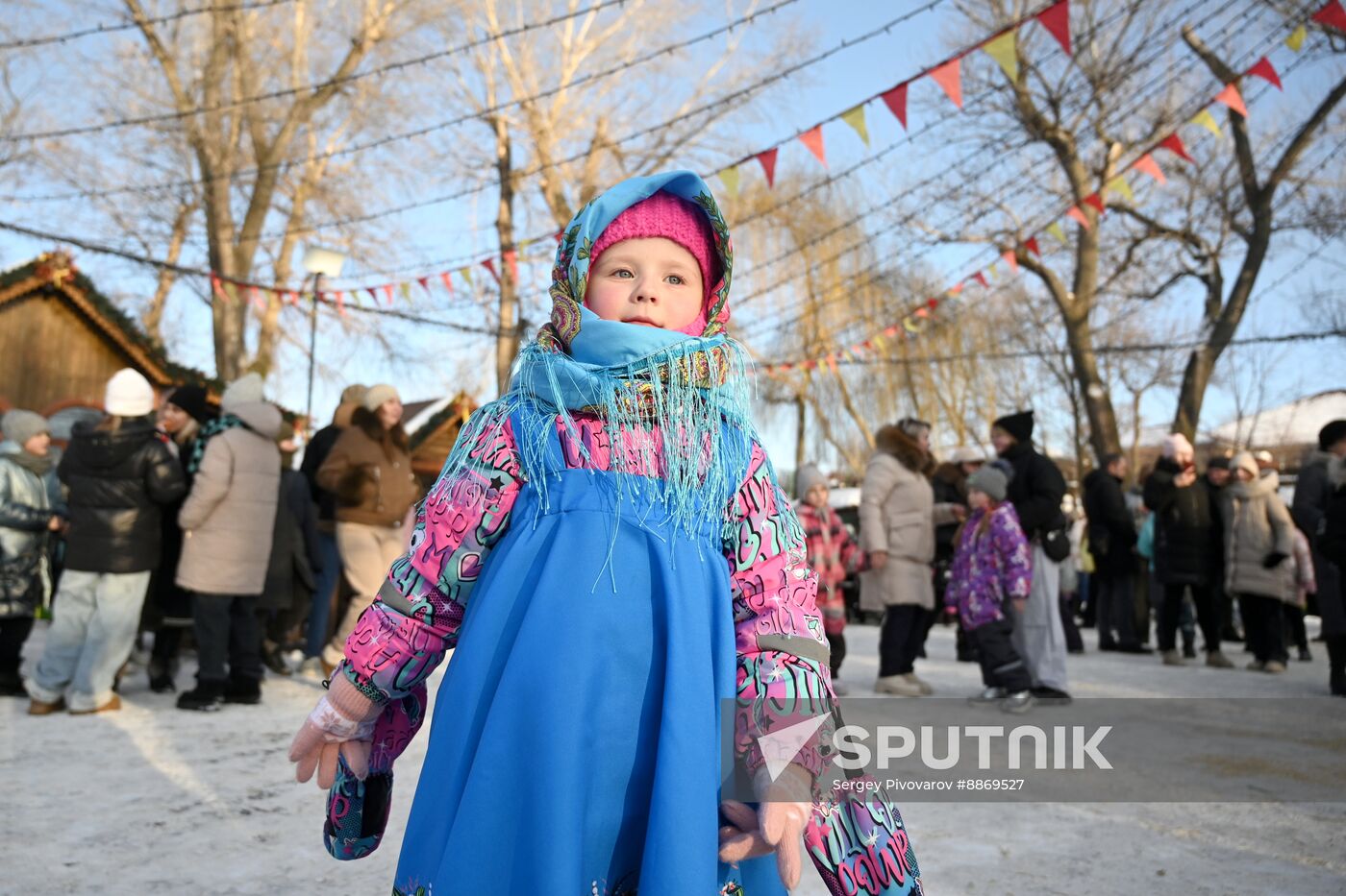 Russia Maslenitsa Celebration