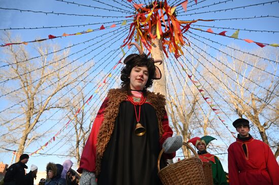 Russia Maslenitsa Celebration