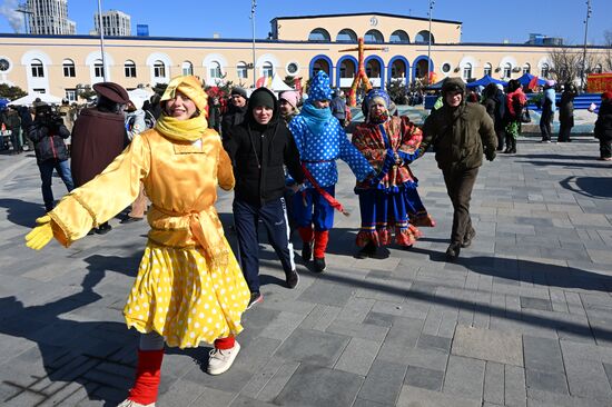 Russia Maslenitsa Celebration