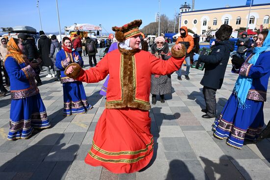 Russia Maslenitsa Celebration