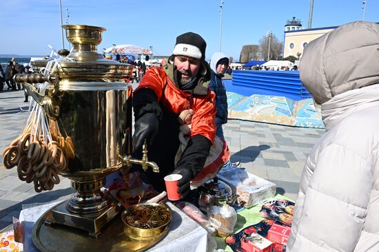 Russia Maslenitsa Celebration