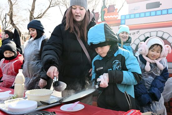 Russia Maslenitsa Celebration