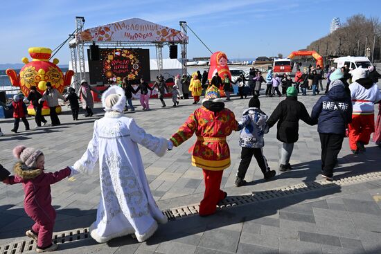 Russia Maslenitsa Celebration