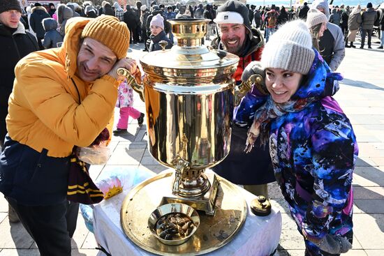 Russia Maslenitsa Celebration