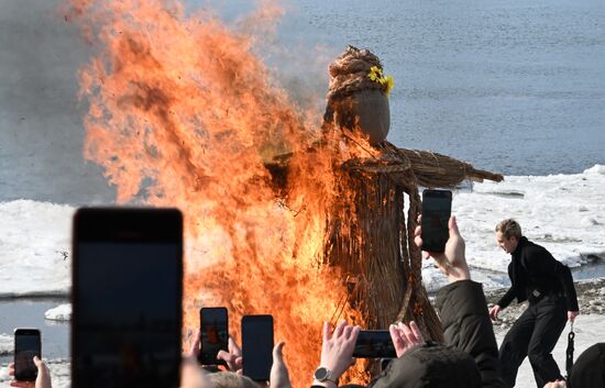 Russia Maslenitsa Celebration