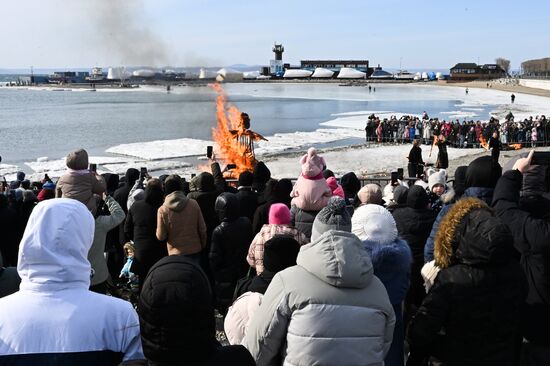 Russia Maslenitsa Celebration