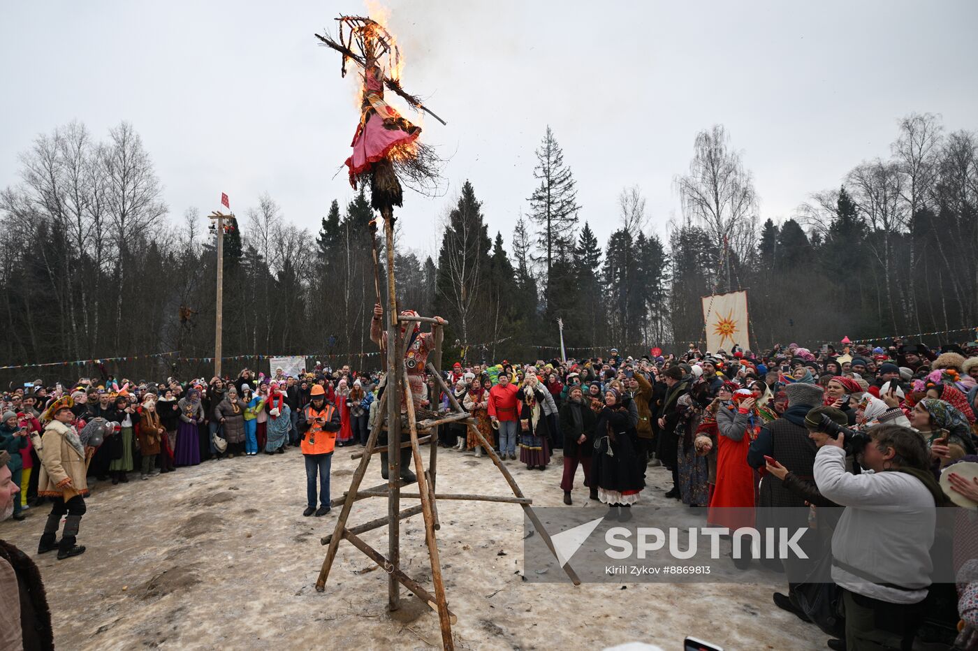 Russia Maslenitsa Celebration