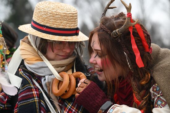 Russia Maslenitsa Celebration