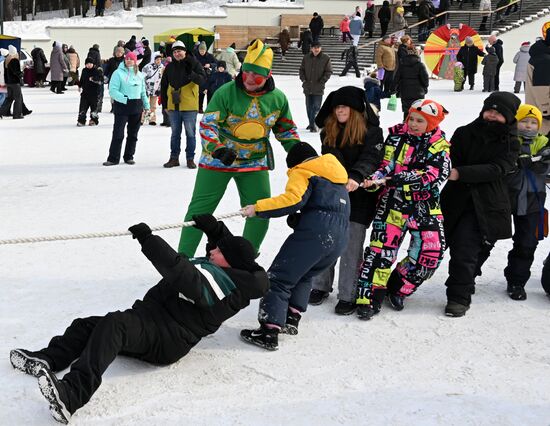 Russia Maslenitsa Celebration