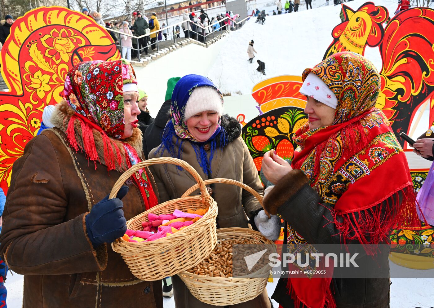 Russia Maslenitsa Celebration