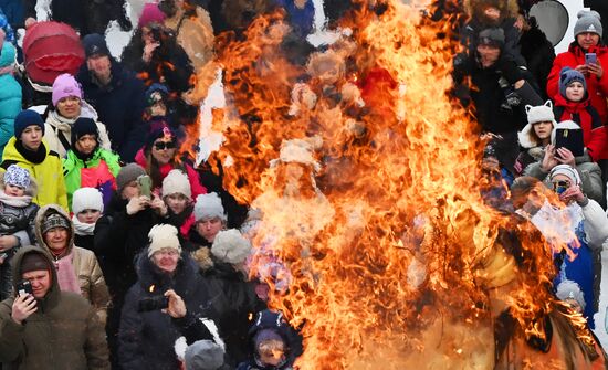 Russia Maslenitsa Celebration