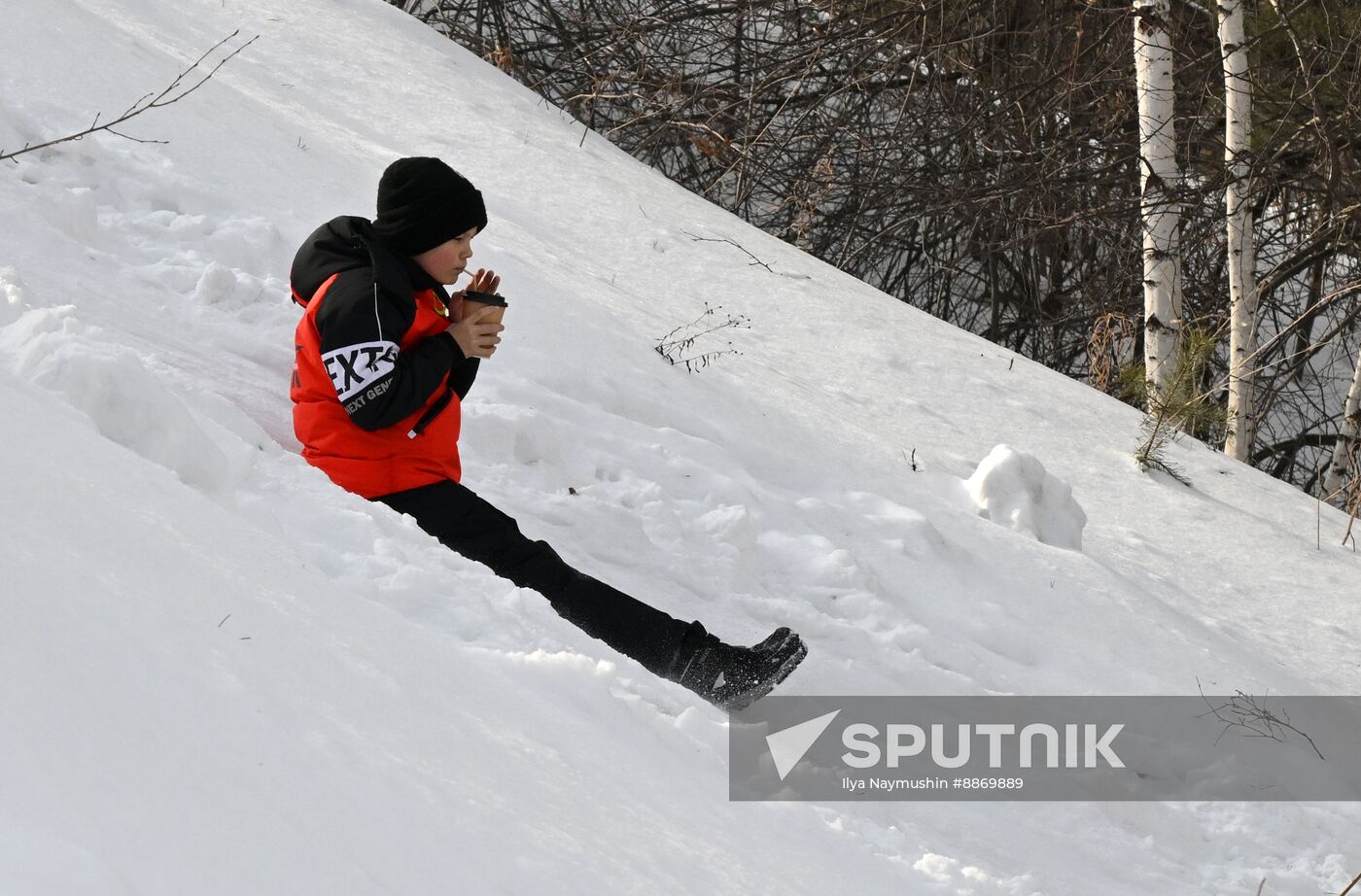 Russia Maslenitsa Celebration