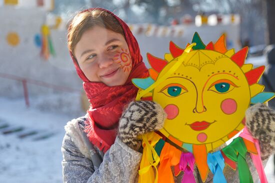 Russia Maslenitsa Celebration