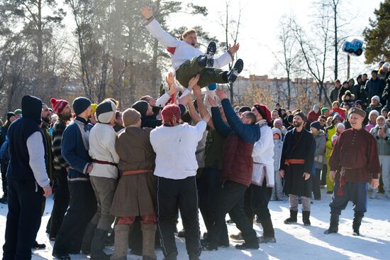 Russia Maslenitsa Celebration