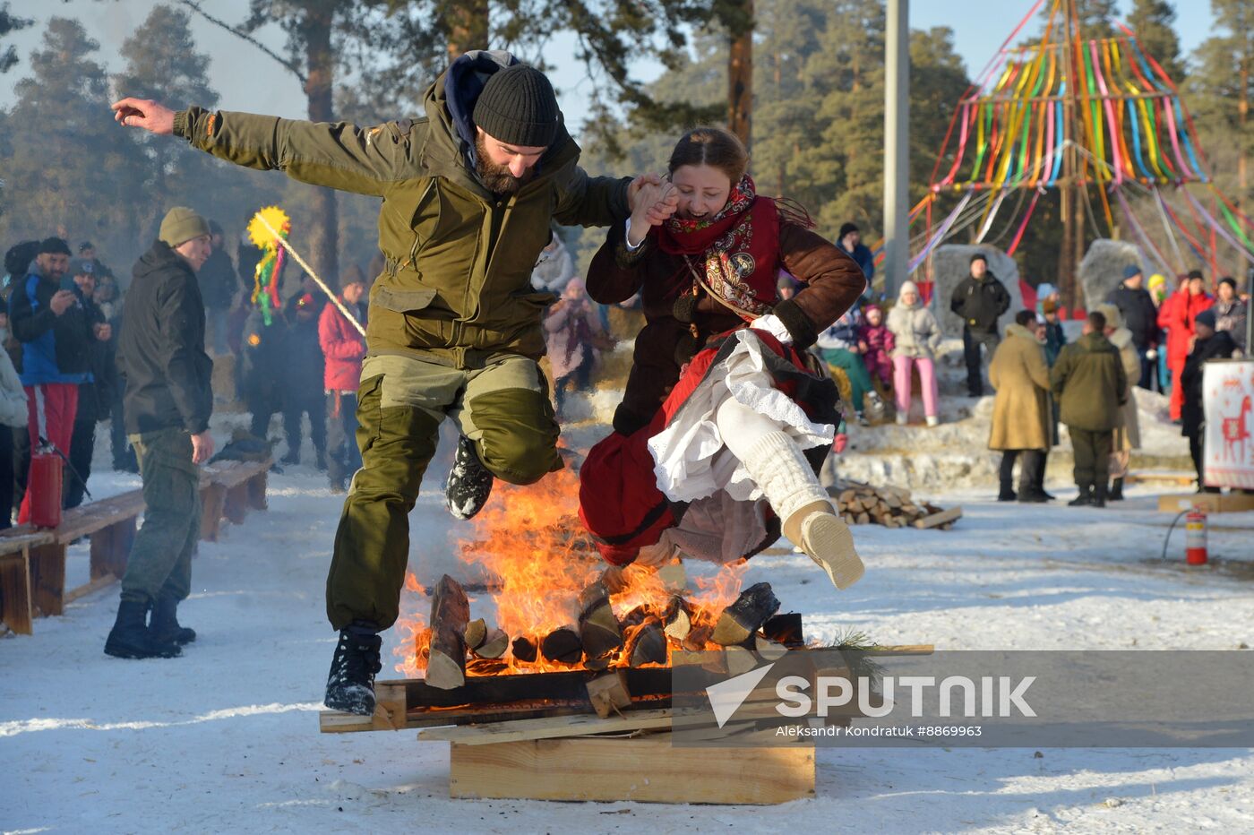 Russia Maslenitsa Celebration