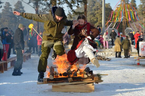 Russia Maslenitsa Celebration